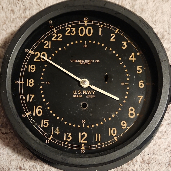 Chelsea Clock Co. U.S. Navy Wall Clock - Picture 4 of 8